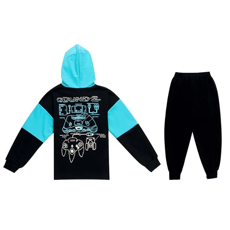 Детский спортивный костюм из двух предметов свитшот с капюшоном и штаны |