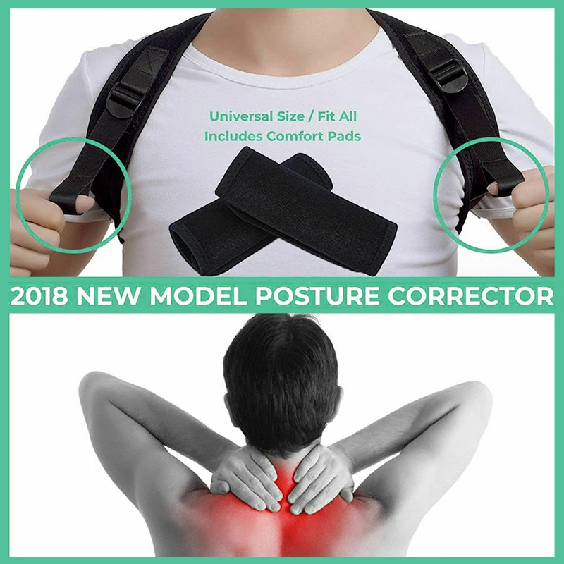 Posture Correctors Fracture Support Back Shoulder Correction Brace Belt Straps images - 6
