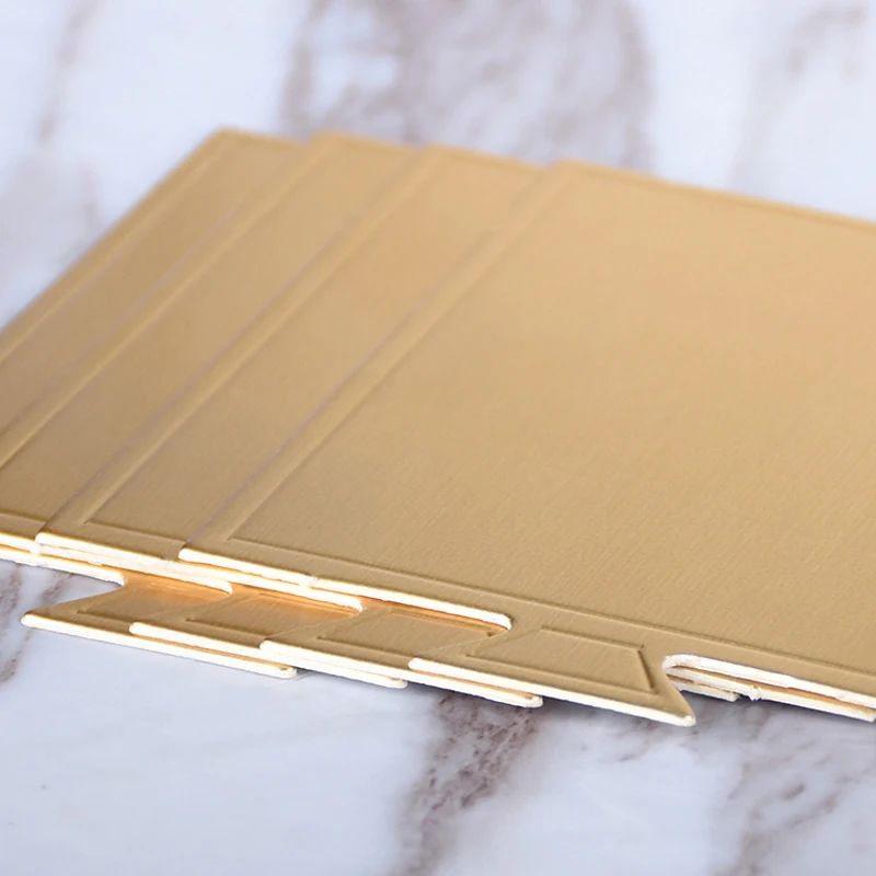 200 Pcs 3.54 Inch Mini Cake Boards Small Square Gold Mousse Cardboard Set Cupcake Base Dessert Displays Tray Disposa |