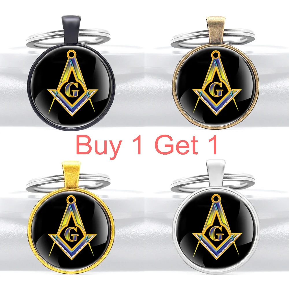 Купите 1 и получите брелок с черным масонским кулоном классические мужские