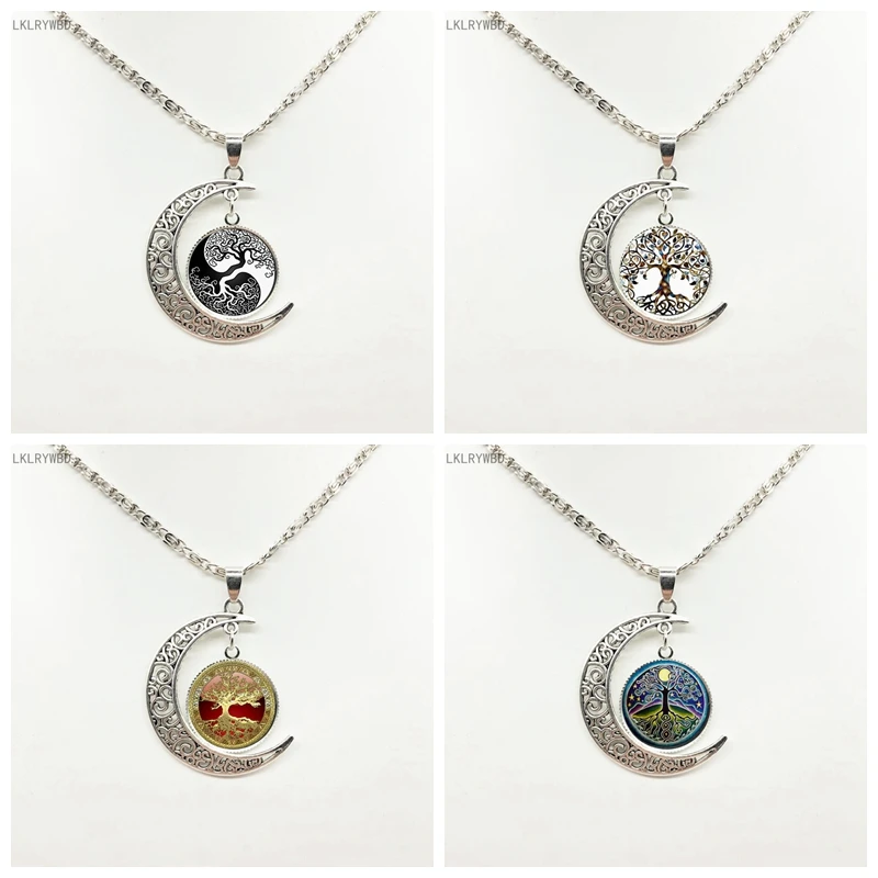 Женское ожерелье с подвеской в виде дерева Инь Янь Тай Чи|Цепочки| |