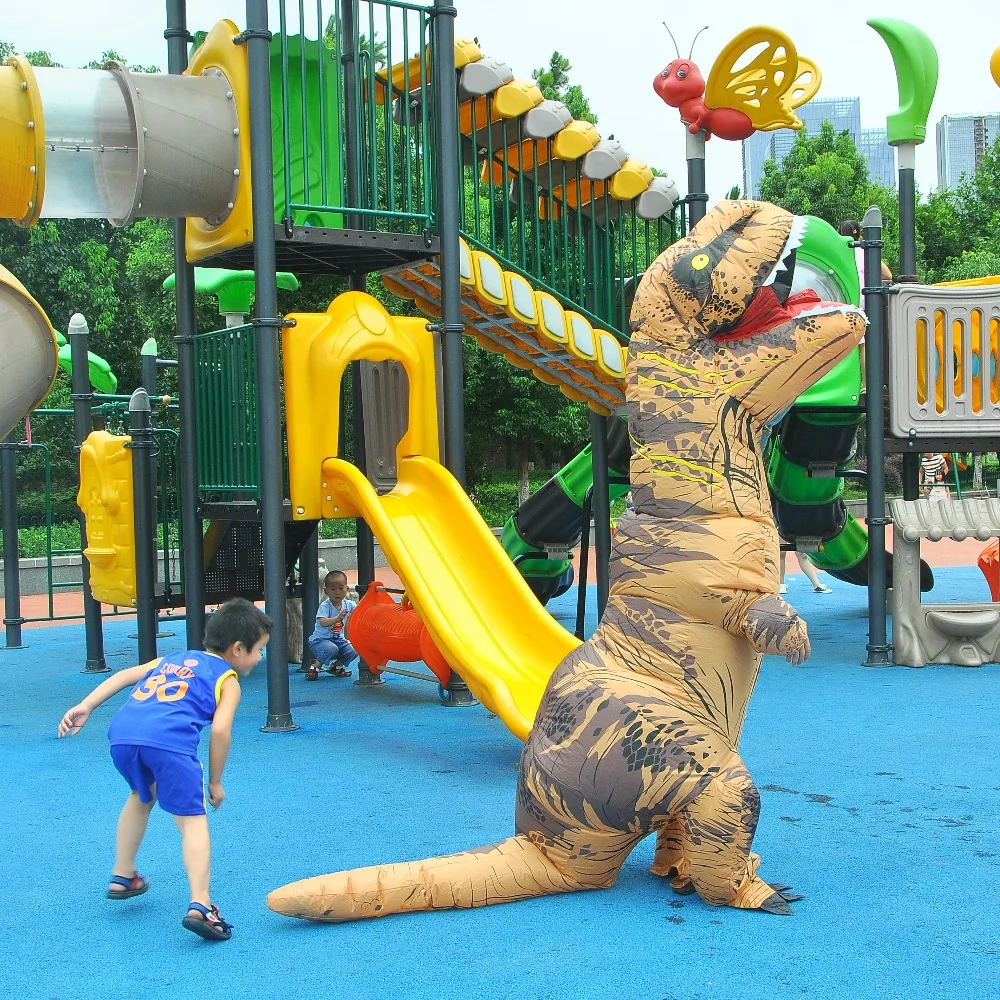 T-REX талисман надувной костюм на День Благодарения Рождество взрослых детей Аниме Косплей динозавр животных комбинезон подарок Disfraz