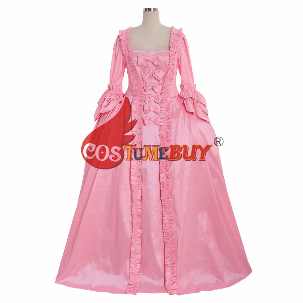 Costumebuy викторианская Мария Антуанетта Rococo колониальное бальное платье розовое