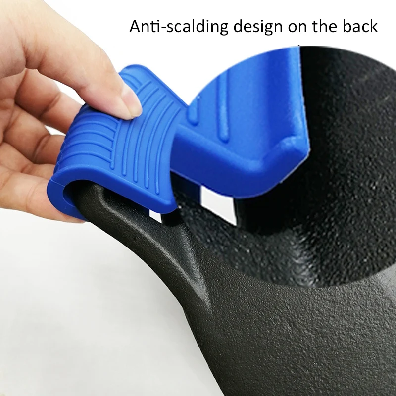 

Silicone anti scalding pan clip Pan Shovel Clip Anti-Scalding Heat Soup Pot Fixed Clip Cooking