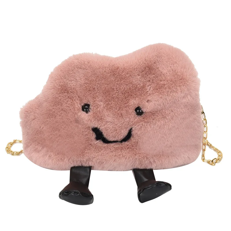 Новинка 2020 9 цветов индивидуальная милая плюшевая сумка в форме облака женская