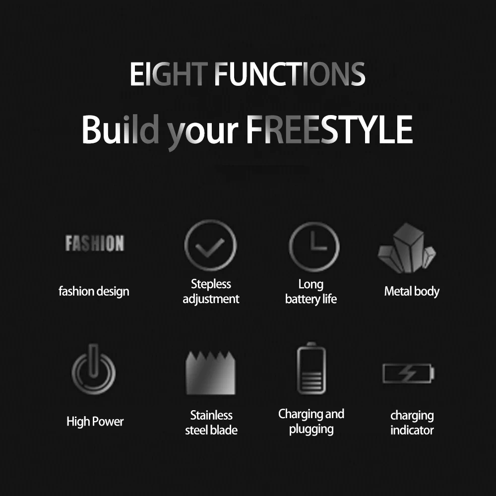 

Retro Professional Hair Clipper Full Metal Hair Trimmer Carving Hair Clipper Hair Trimmer Painless Hair Care Trimmers Silver