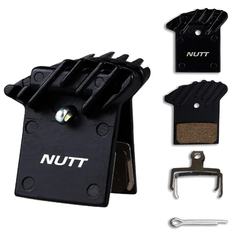 

NUTT MTB Bicycle Disc Brake Pad With Cooling Mountain Bike Hydraulic Caliper Heat Dissipation Semi Metal Resin Bike Accessories