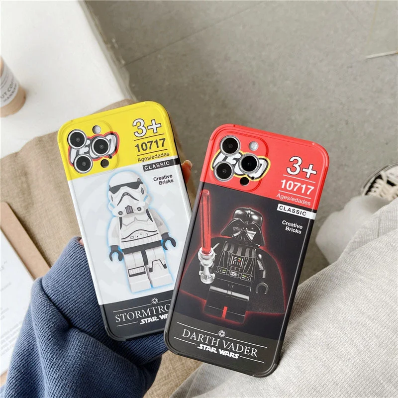 star wars disney iphone case silicone sesame street darth vader imperial stormtrooper protector cases for iphone 11 12 pro max free global shipping