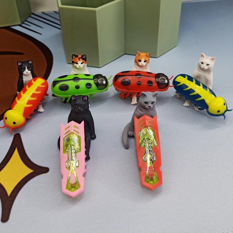 [MPK Store] Таракан и мышь на батарейках, игрушка для кошек, электронный таракан, забавная игрушка для кошек