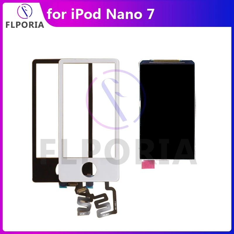 Screen For Apple iPod Nano 7 Nano7 Touch Screen Digitizer LCD Screen Touch Glass Lens Sensor Touch Panel Phone Repair Parts Test
