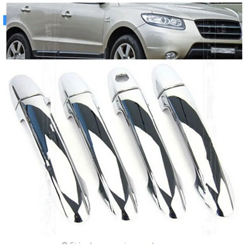 Автомобильный Стайлинг для Hyundai Santa Fe ix45 2006- 2012 ABS хромированный защитный чехол
