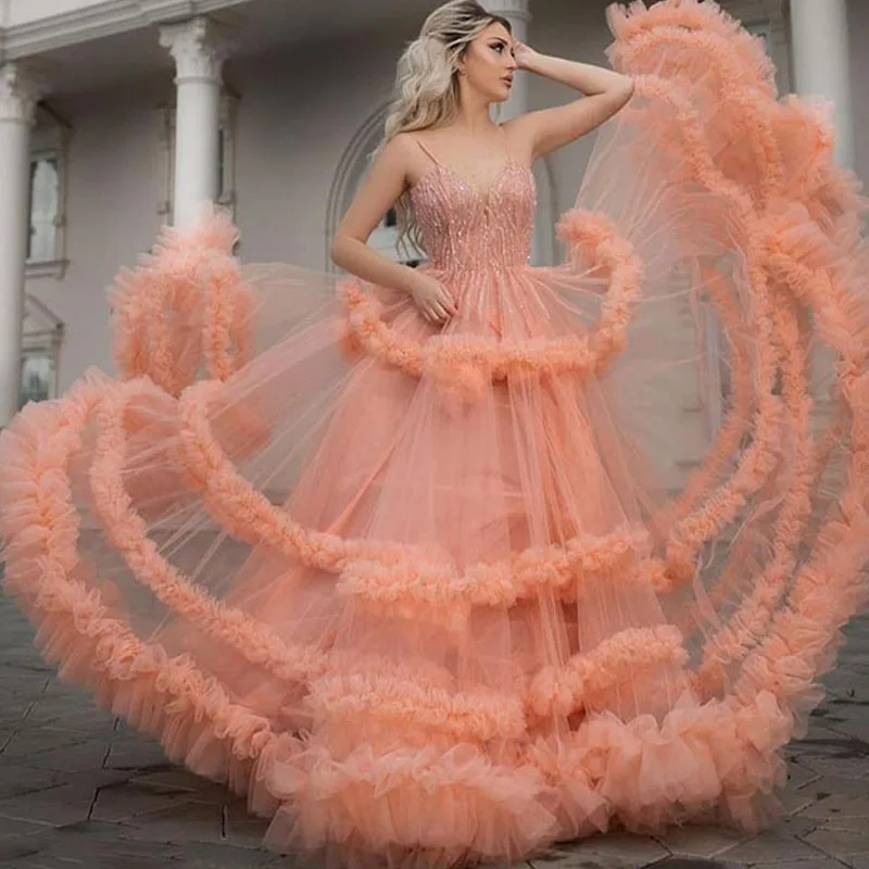 Haute Couture 2020 Новые Вечерние платья для выпускного вечера Длинное Пышное