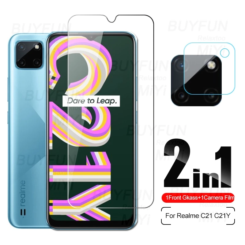 

Защитное стекло для камеры 2-в-1 для realmy realmi realme c21 c21y фотография рельеф c 21 y 21y 2021 6,5''