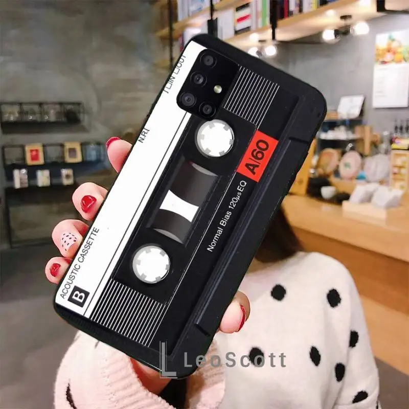 

Magnetic tape Phone Case For Samsung A50 A51 A71 A31 A21S S8 S9 S10 S20 S21 Plus Fe Ultra 4G 5G