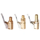 Портативный надувной насос для автомобильных шин, воздушный патрон, насос, соединитель клапана, клипса, адаптер, автомобильный латунный 8 мм колесный клапан для шин