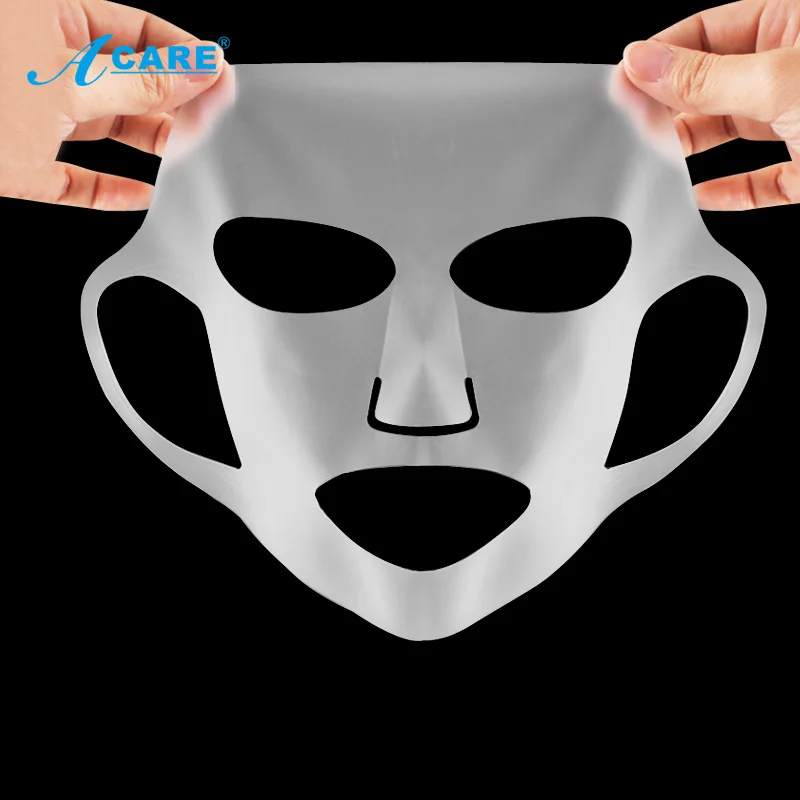 

Reusable Silicone Face Mask Cover Face Skin Care Moisturizing Ear-hook Mask for Prevent Essence Evaporating Beauty Tools