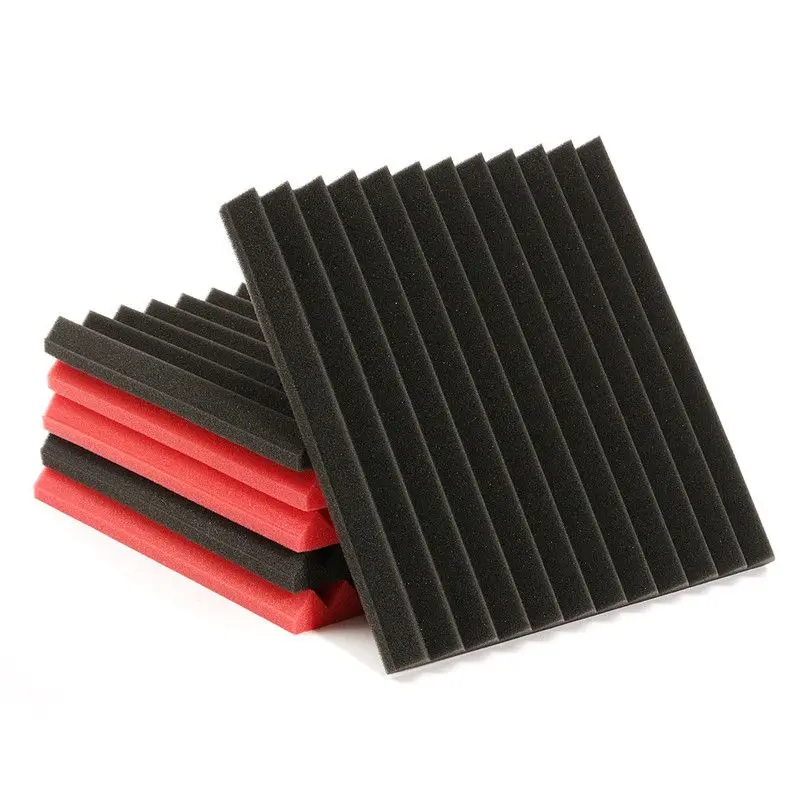 6pcs Soundproofing Foam Sound Absorbing Noise Sponge Foaming For KTV Promotion |