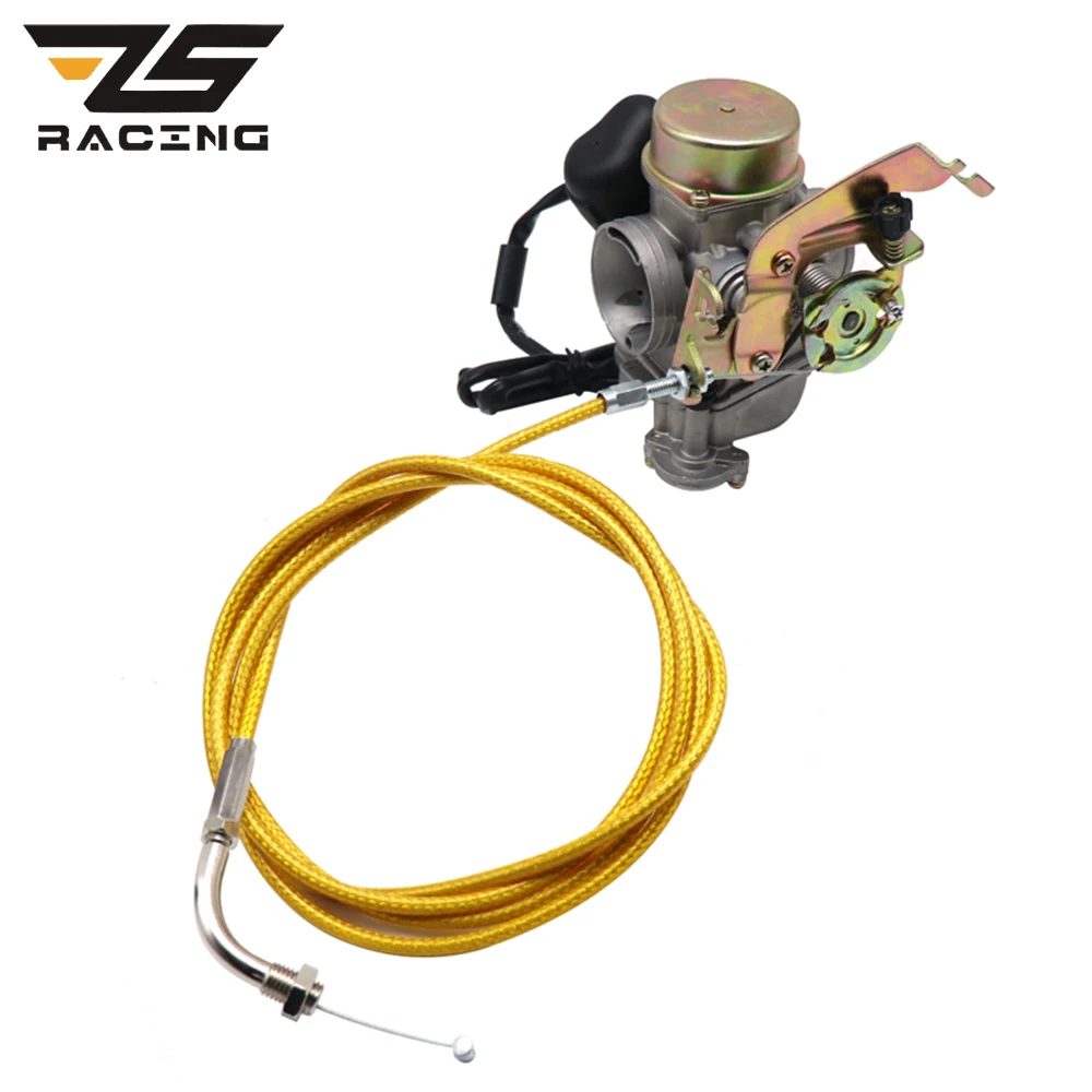 ZS-Cable de acelerador de Gas para motocicleta, Kit de reparación de Cable de embrague de freno de 190cm para Yamaha, Suzuki /Kawasaki, Honda, Dirt Bike, ATV, Quad