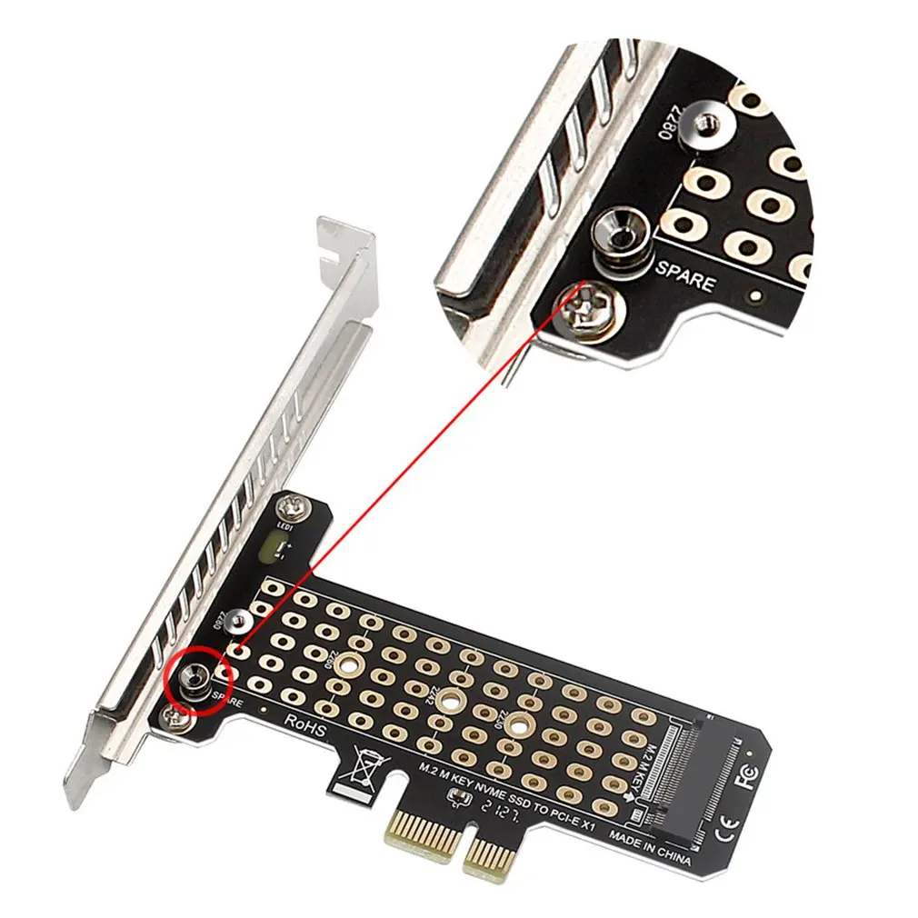 Адаптер M.2 NVMe SSD на PCIE 3 0 X1 X4 X16 карта интерфейса M Key поддержка PCI Express 2230 2242 2260 2280