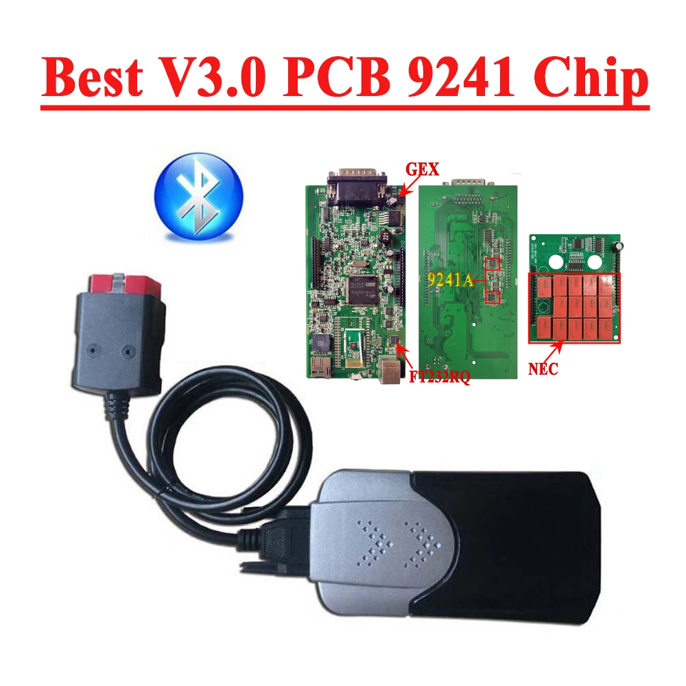 20 шт./упак. DHL лучший V3.0 реальные 9241 чип vd ds150e cdp bluetooth автомобиль грузовик