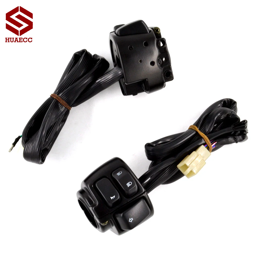 Мотоциклетные детали выключатели на руль 1 дюйм 25 мм с жгутом проводов для Harley