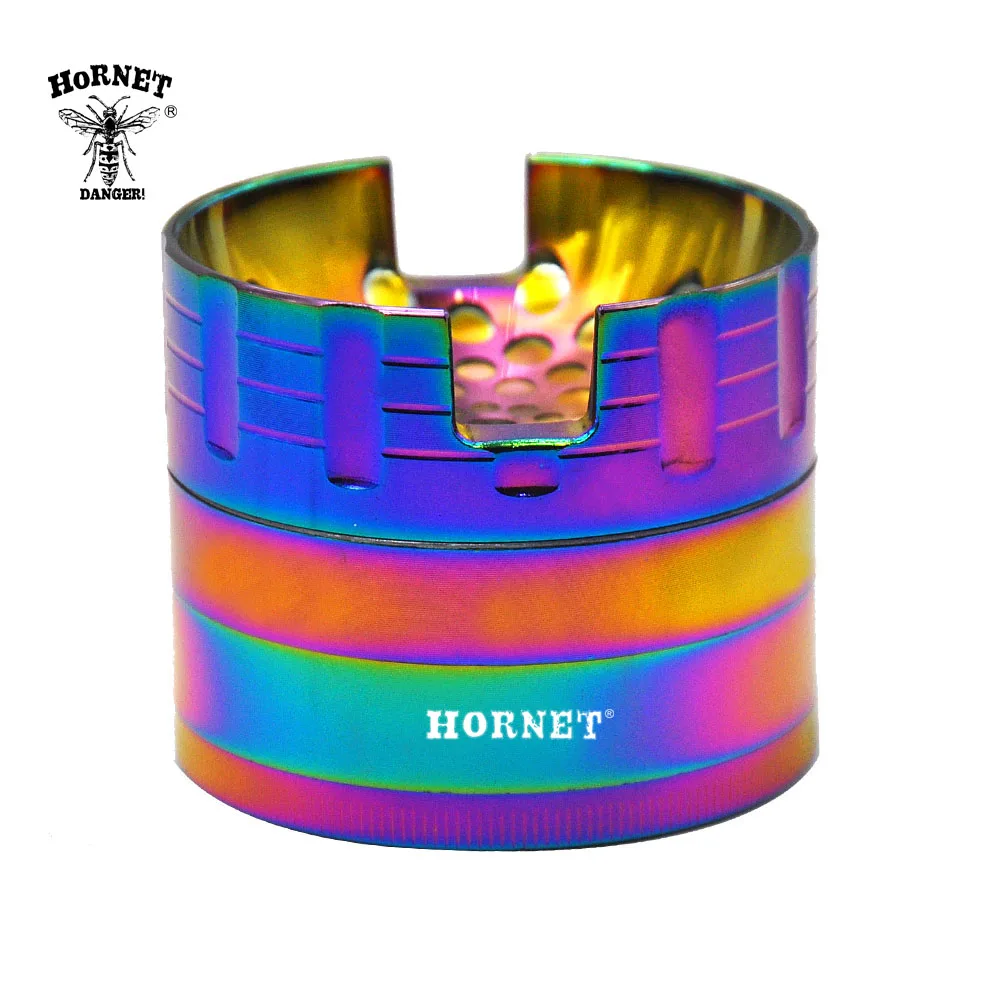 Металлическая курительная мельница HORNET с держателем для сигар 2 5 дюйма 4 шт.