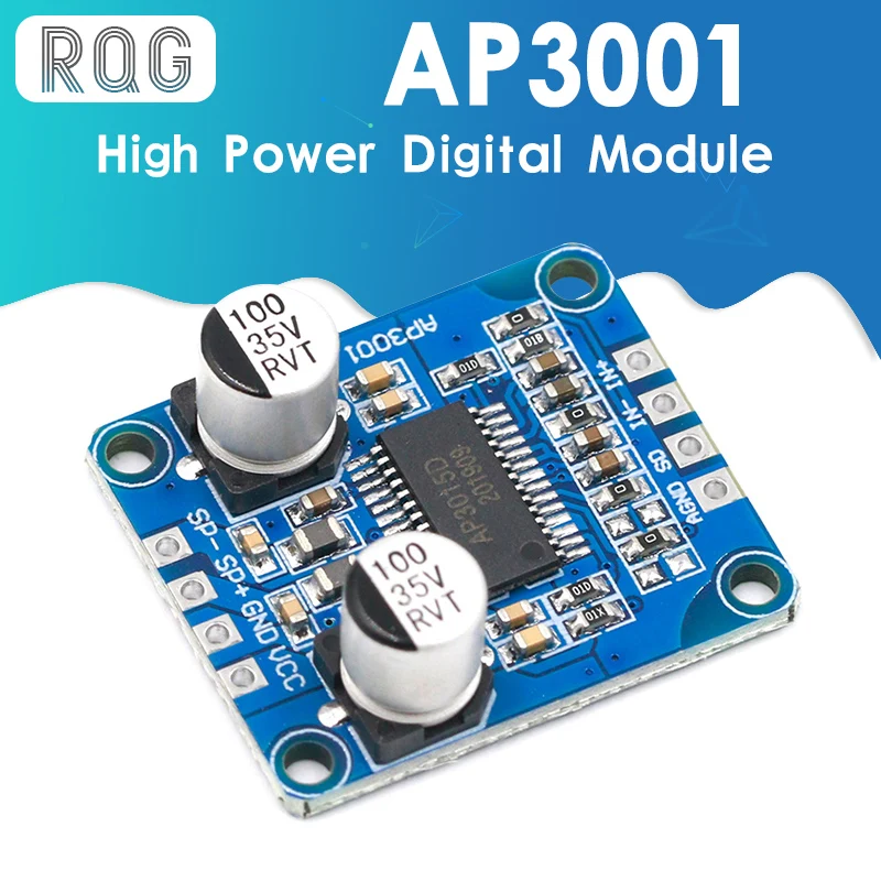 Модуль цифрового усилителя высокой мощности DC 8в 24в моно класса D 4 8 Ом для 30 300 Вт