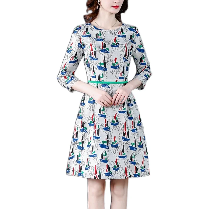 

New Vintage Plus Size Long Sleeve Dress Spring Autumn Casual Office Lady Sexy Mini Dresses Elegant Women Bodycon Party Vestidos