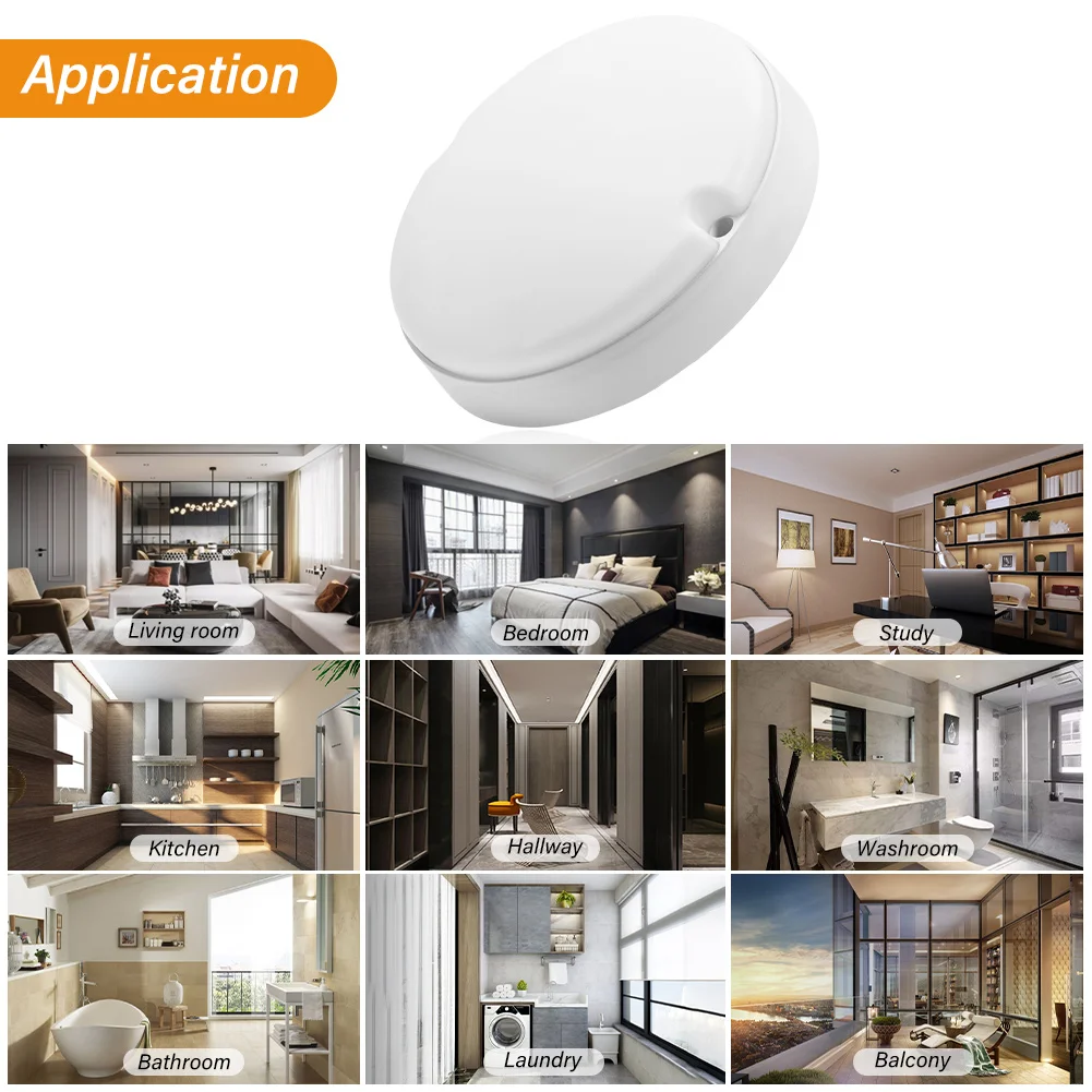Эллипс/круглый светодиодный ультра-тонкий Сенсор настенный светильник