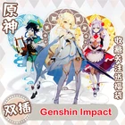 Горячая аниме Genshin Impact Diona Mona Qiqi Paimon Noelle Lumine акриловая фигурка стенд модель пластина настольное украшение игрушка Косплей Рождественские подарки