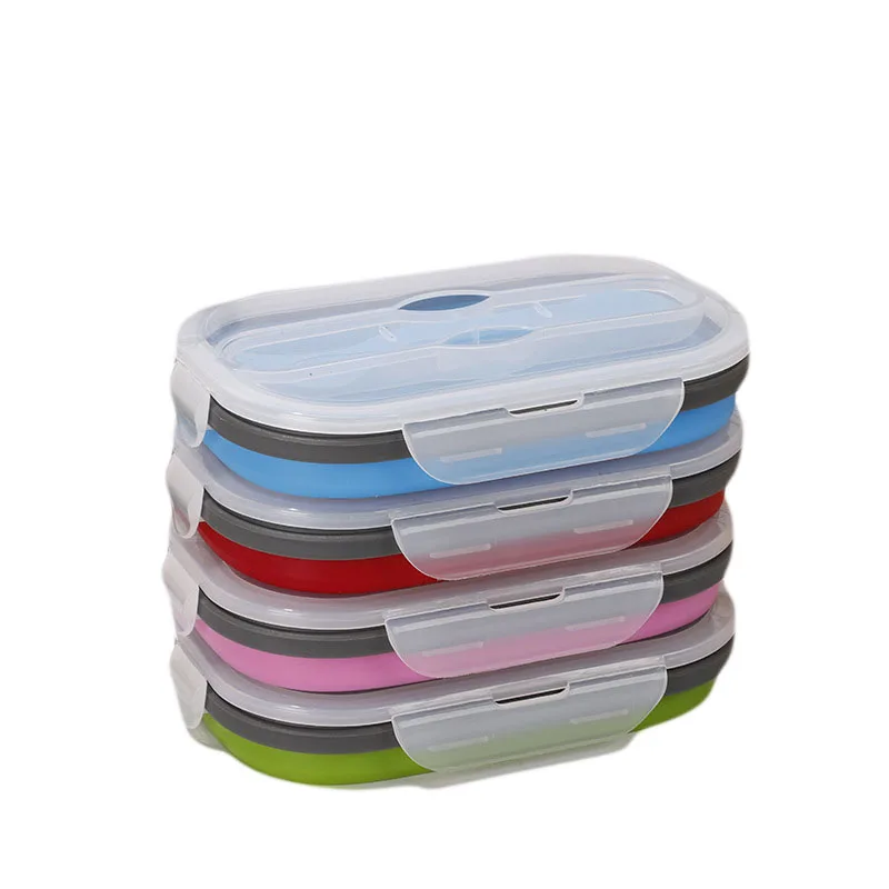 

Силиконовый контейнер для хранения еды для бэнто, холодильника для пикника