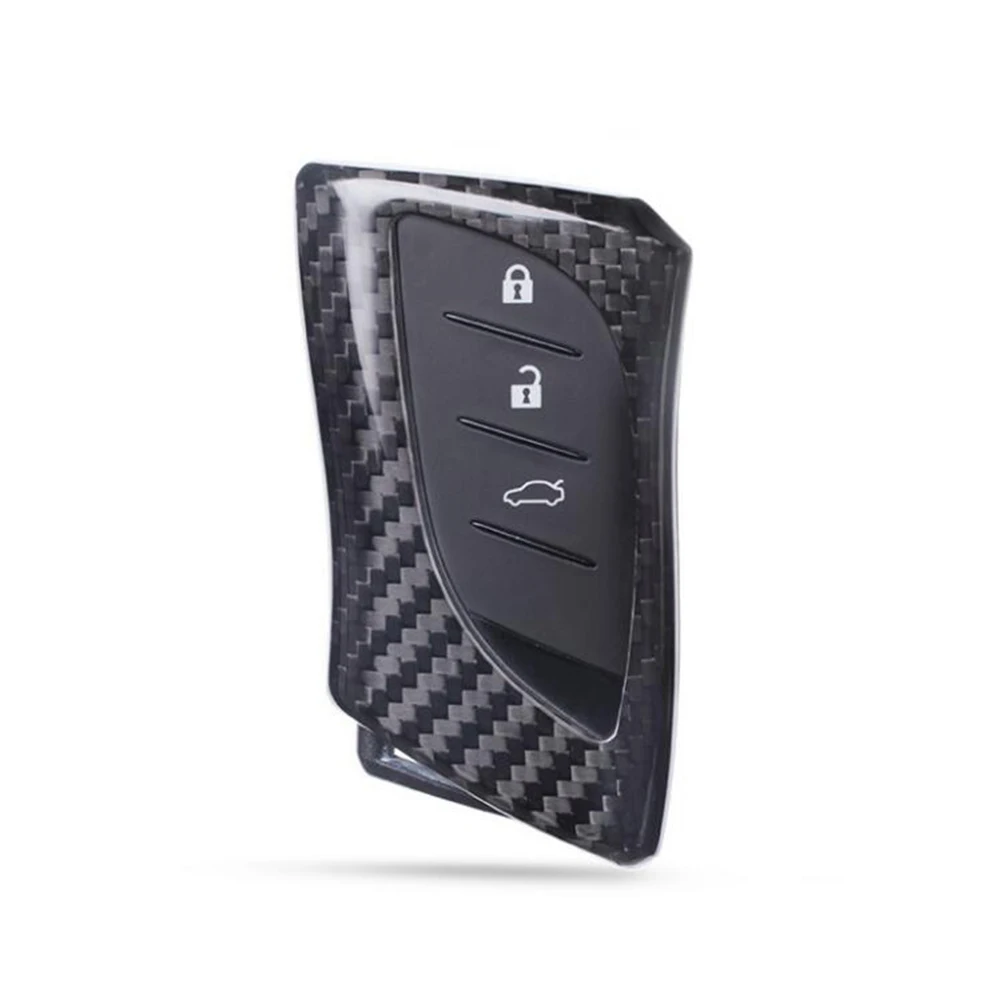 

High quality Real Carbon fiber Car Remote key case key Cover For Lexus ES200 ES260 ES300H LS500 UX260H Car Accessories