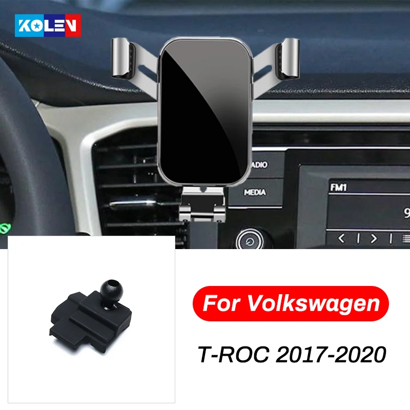 

Автомобильный держатель для смартфона, GPS-навигатора, для Volkswagen VW T-Roc A11 2017-2020, мобильный телефон
