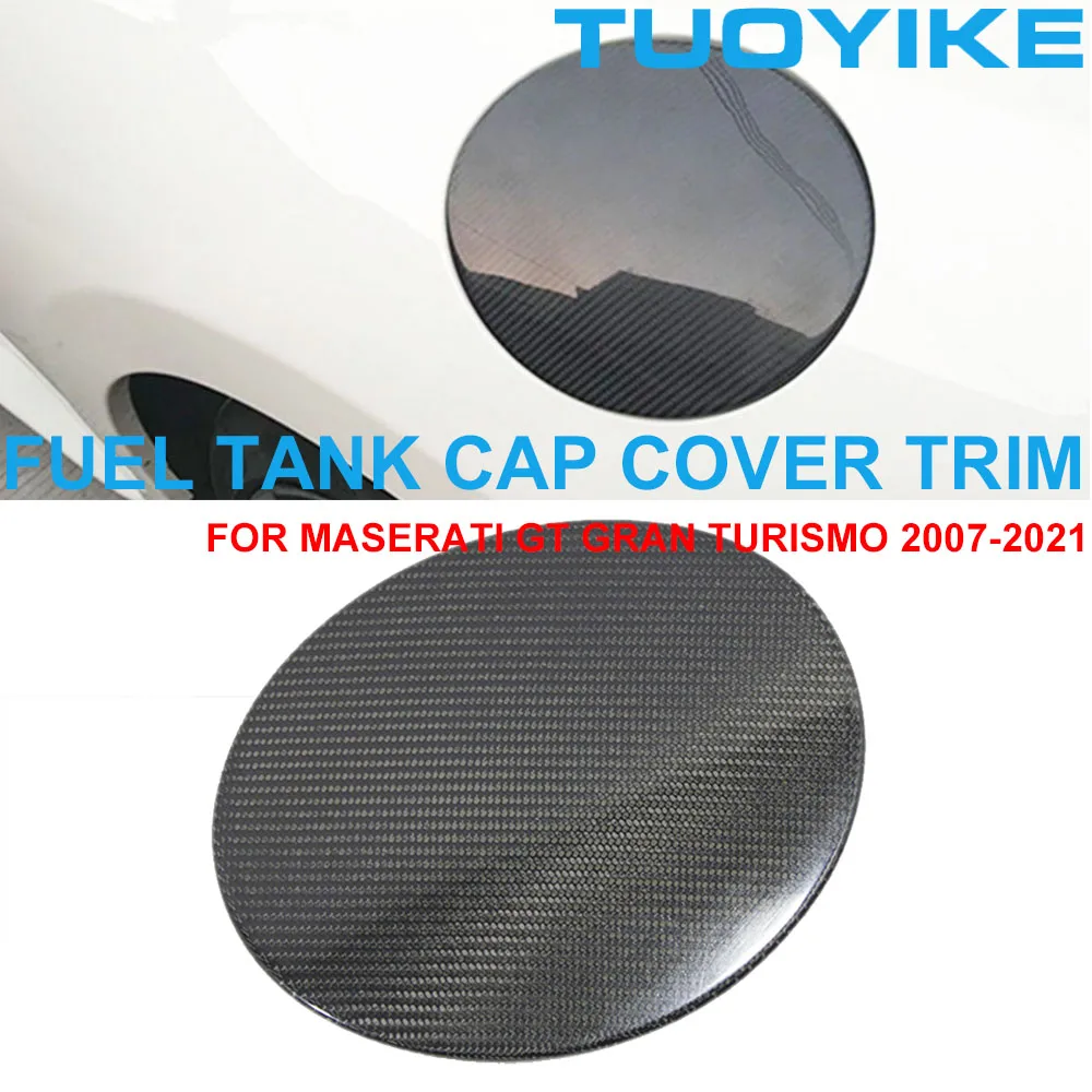 

Стайлинг автомобиля, натуральное сухое углеродное волокно, крышка топливного бака, отделка, наклейка, декоративная наклейка для Maserati GT Gran туризма 2007-2021