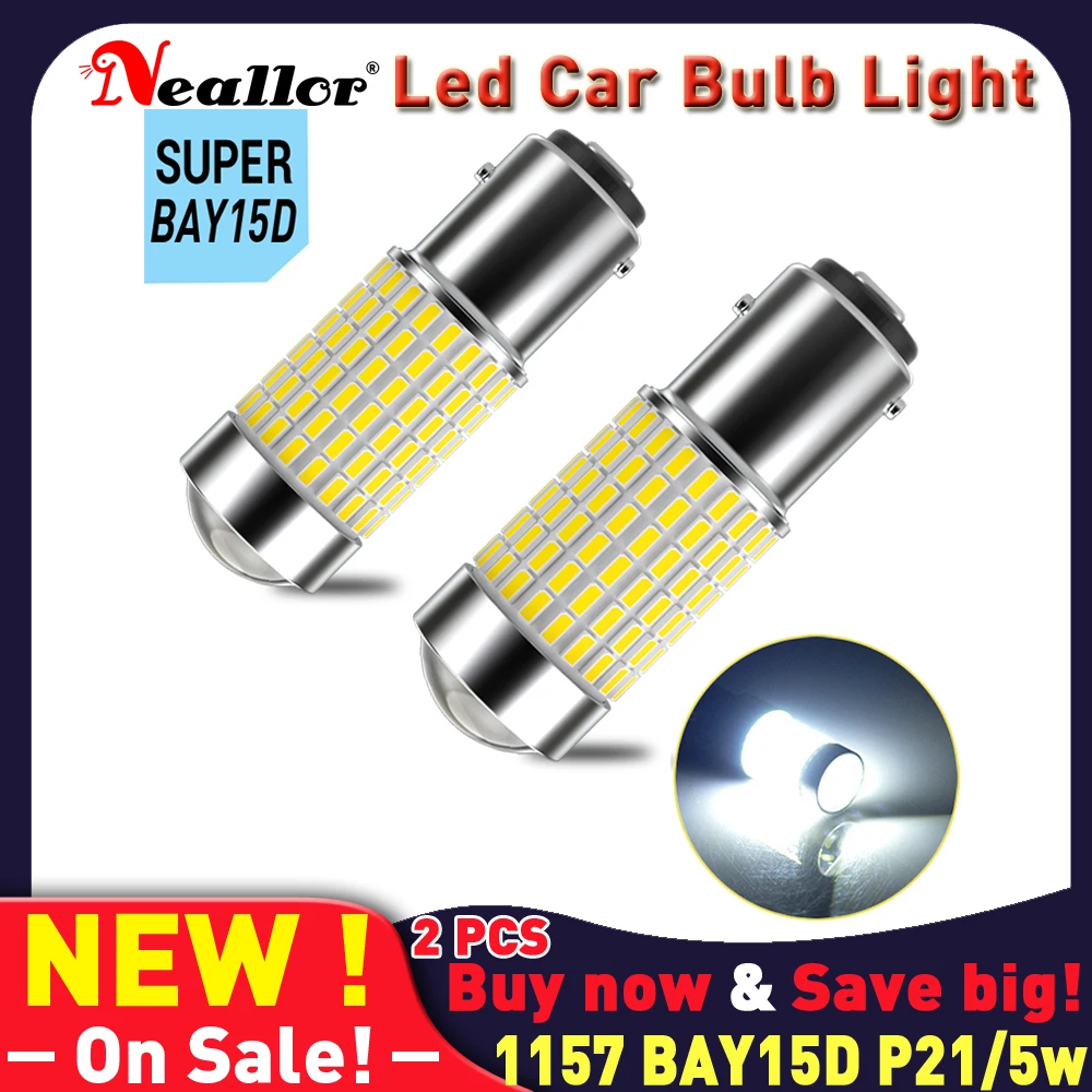 

P21/5w 1157 Bay15d Led Canbus Bulbs On Cars P21W 1156 BA15S Backup Reverse W21W T20 7443 Parking T25 3157 Drl Light Diode Lamps