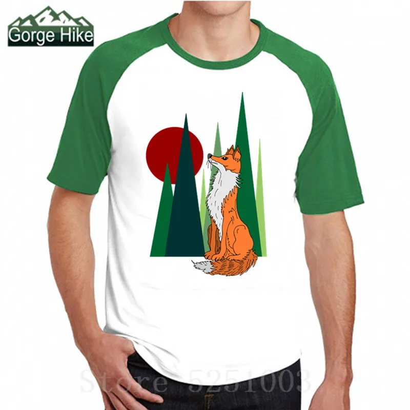 Футболка мужская Винтажная с 3d изображением пейзажа классического гор рек