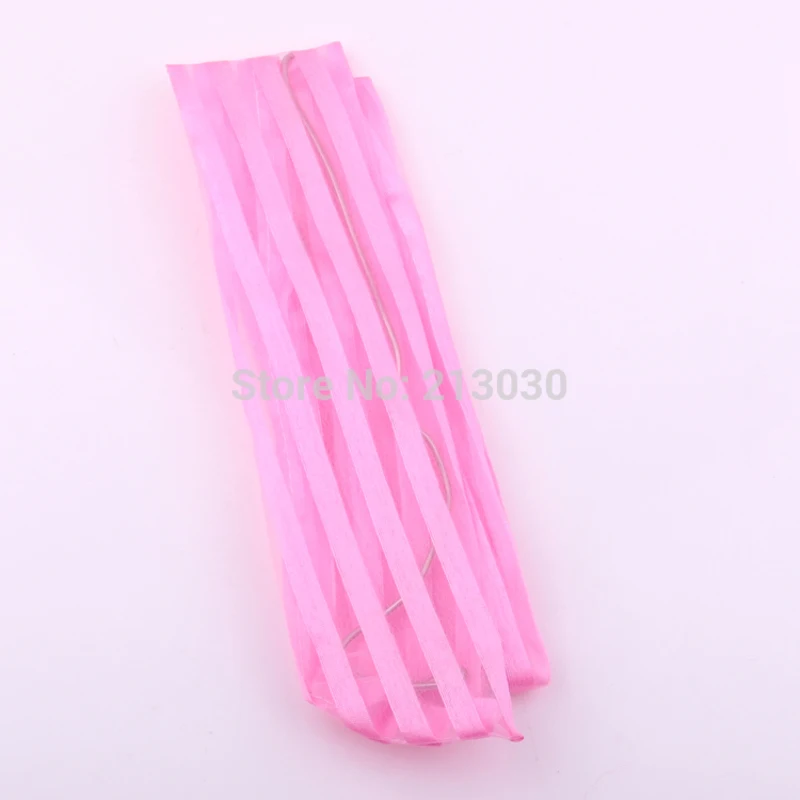 Модные аксессуары для волос девочек розовая лента прозрачная из органзы