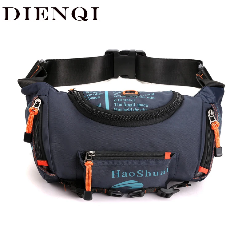 

DIENQI Waterproof Shoulder Crossbody Bags Men's Chest Bag Fanny Pack Sports Mens Cross Body Wait Bag Messenger Side Bag For Men