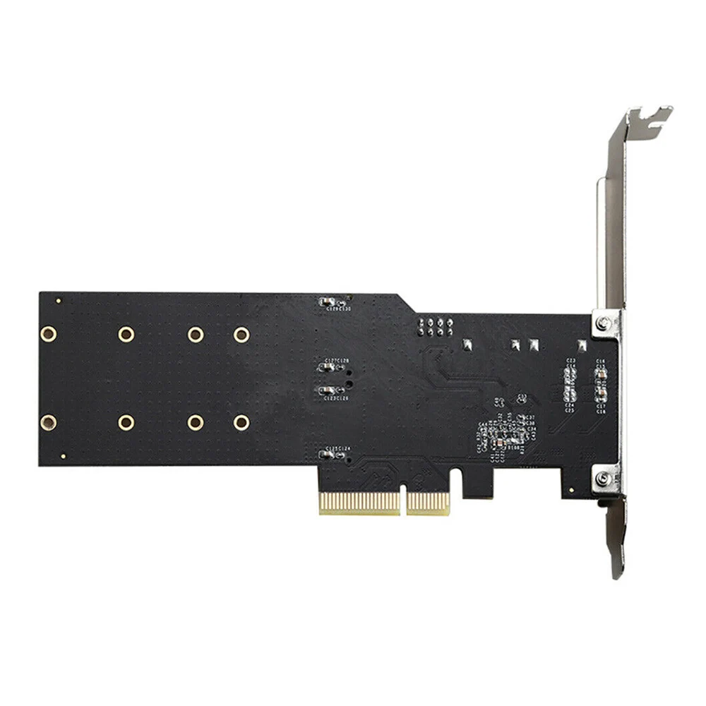 

PCIE X4 Expansion Card PCIE 3.0 To Dual SATA 3 + M.2 Adapter Card ASM116 Chip 6Gbps Adapter For 2230 2242 2260 2280 SSD CHIA Rig