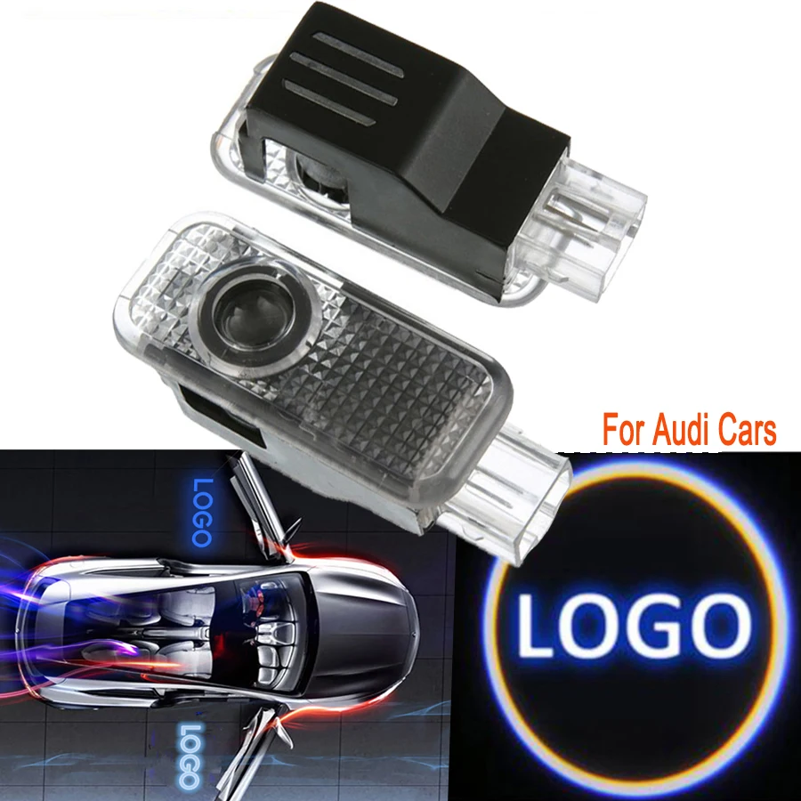 2 шт. Автомобильная Дверь Добро пожаловать лампа призрак Тень Логотип лазерный