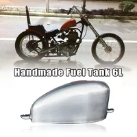 6L Petrol Gas Fuel Tank For Harley With Cap Motorcycle Retro Handmade Vintage Motorbike Modified Elding Gasoline Oil Fueling Can