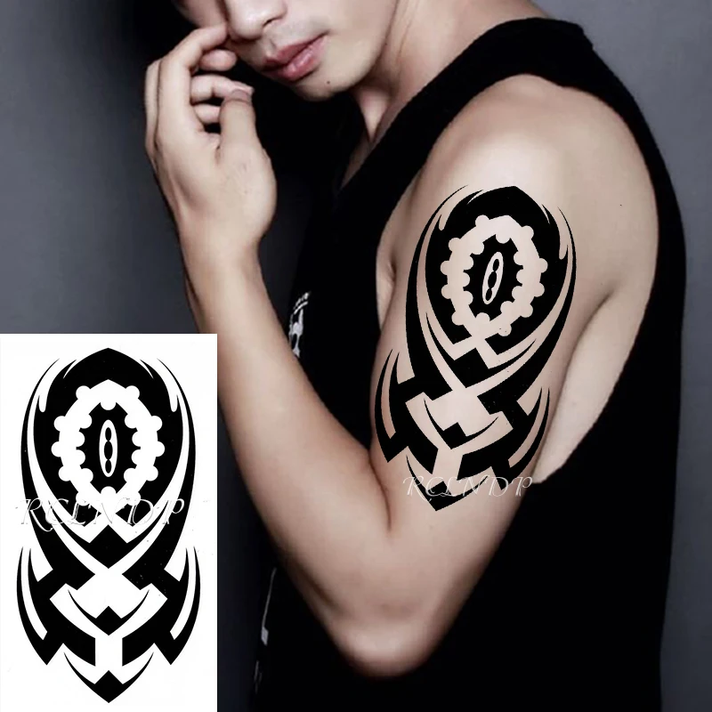 Водостойкие временные тату-наклейки роза цветок растение искусственный тату Flash