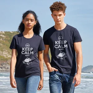 Новинка, Модная хлопковая Футболка в стиле аниме, Повседневная футболка с музыкальной группой рок-н-ролл, Одежда большого размера для сна с надписью Keep Calm and Carry on Snorlax