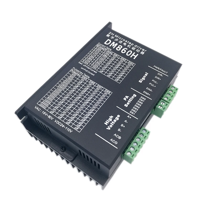 Драйвер шагового двигателя Dm860H микрошаговый двигатель бесщеточный корпус