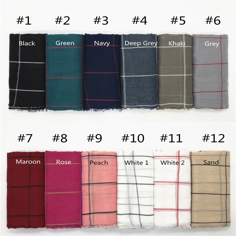 1 шт./партия Женский однотонный шарф-палантин