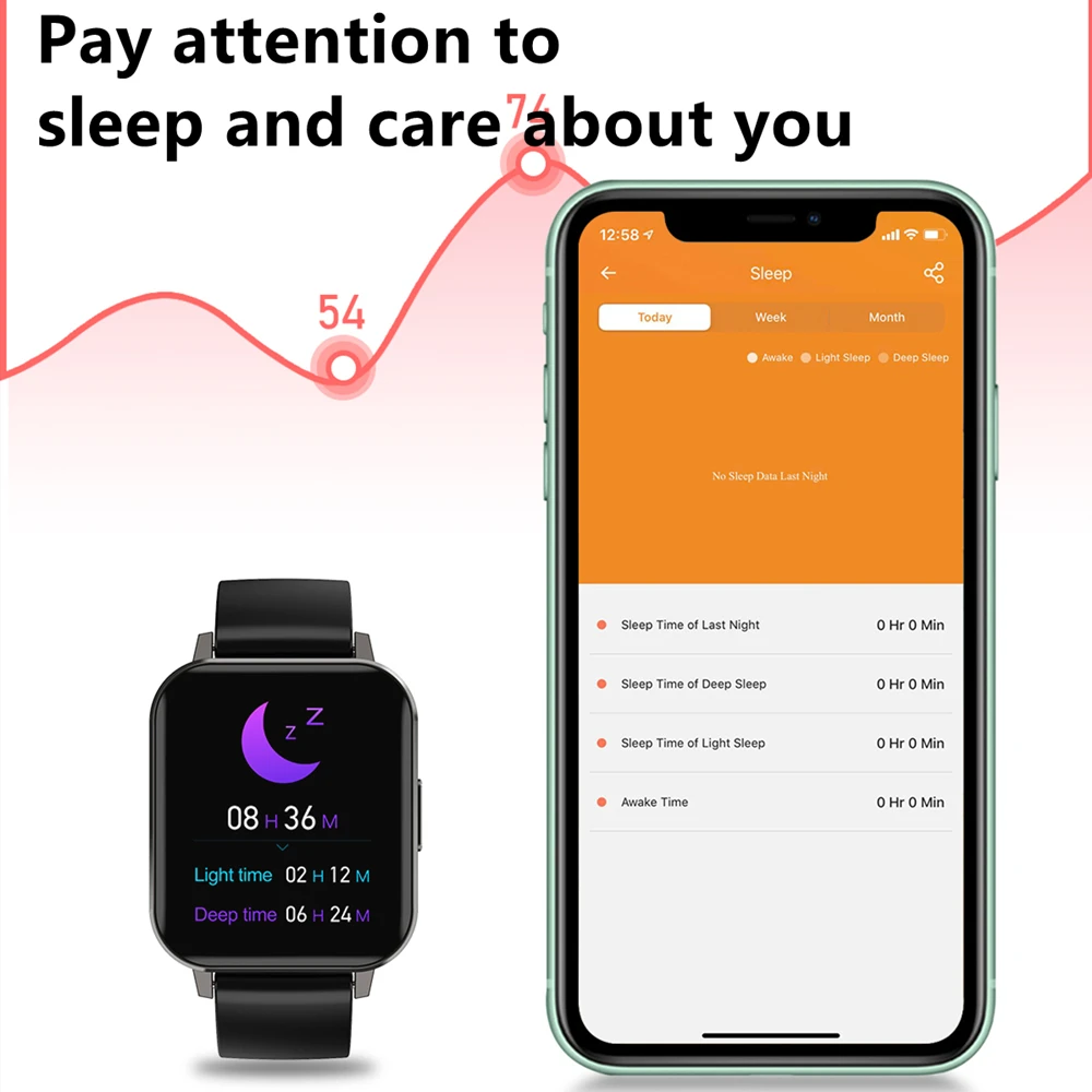 

ECG Smartwatch 1.78 inch HD IP68 Waterproof Heart Rate Monitor Fitness Tracker Smart Watch 2020 For Men Women IOS android