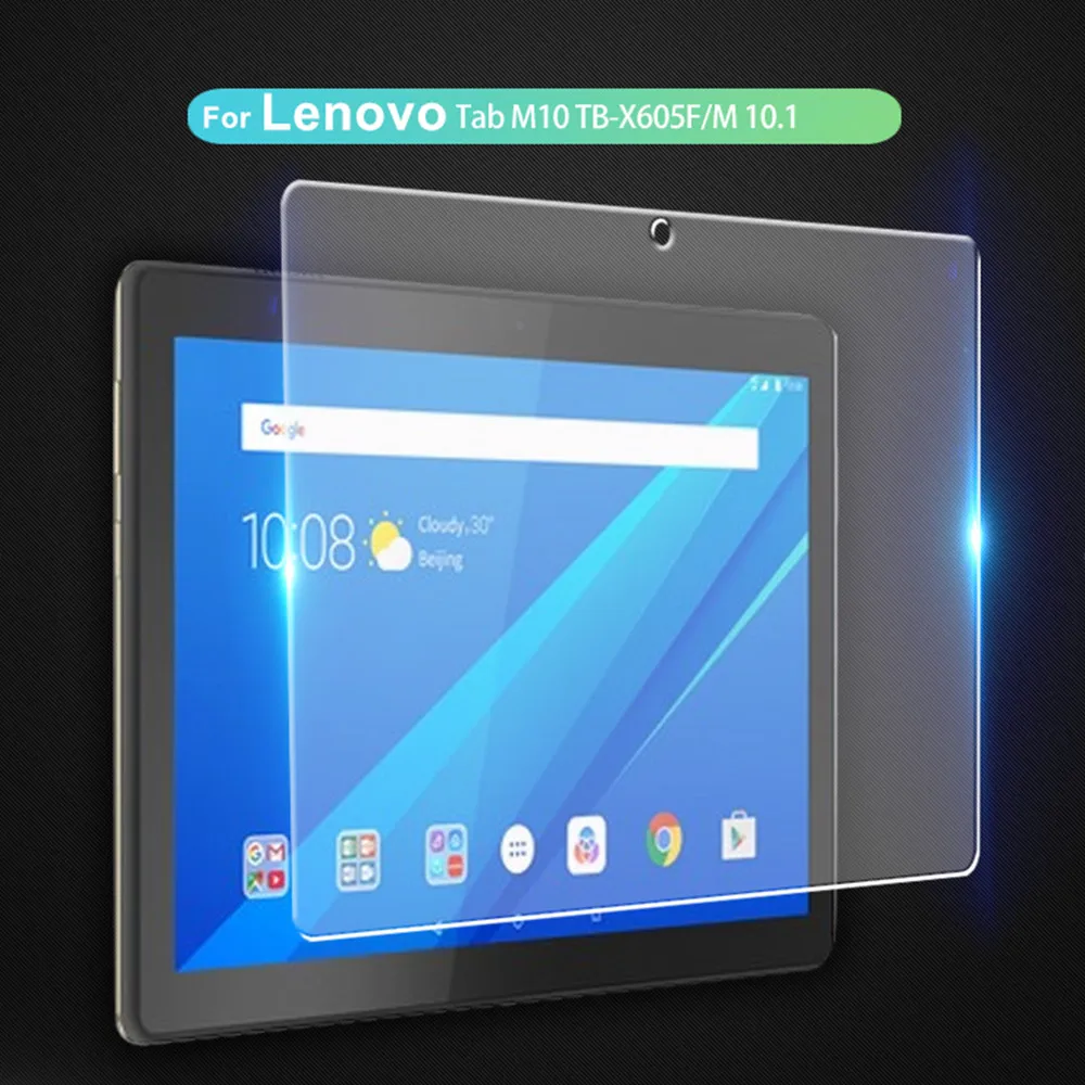 Протектор экрана из закаленного стекла для lenovo Tab M10 TB-X605F/L E10 TB-X104F/L P10 TB-X705L/F стеклянная пленка
