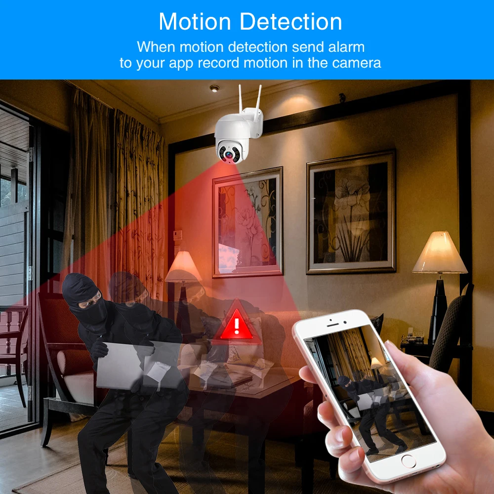home security ip camera wifi night vision speed dome cctv camera outdoor mini camara wifi video surveillance ipcam wifi 5mp p2p free global shipping