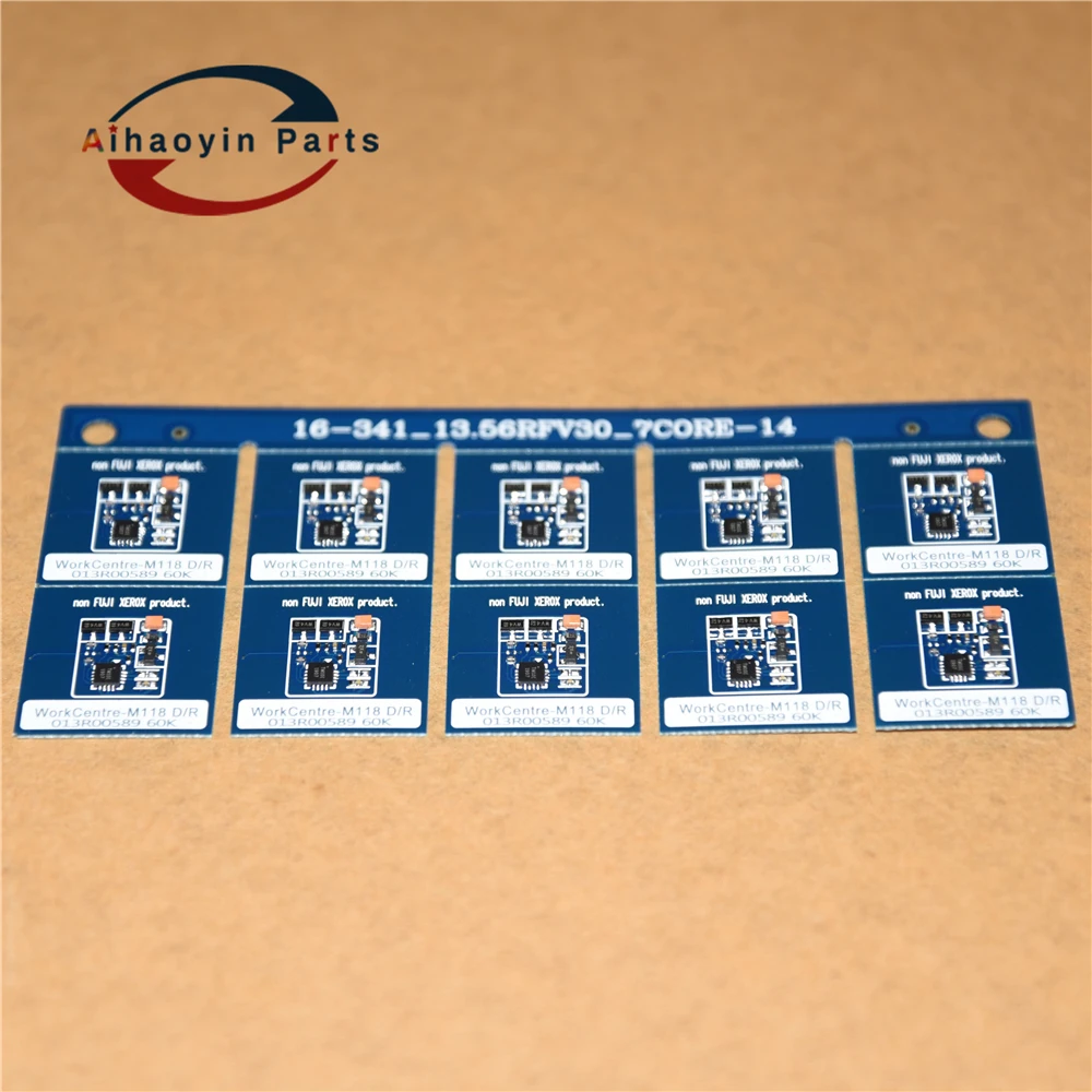 10 шт. совместимый барабан чип 013R00589 для Xerox laserjet M123 M128 M133 M118 60K принтера|Детали