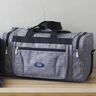 Водонепроницаемая Дорожная сумка из ткани Оксфорд для мужчин, большой ручной чемодан, деловая вместительная спортивная сумка для выходных